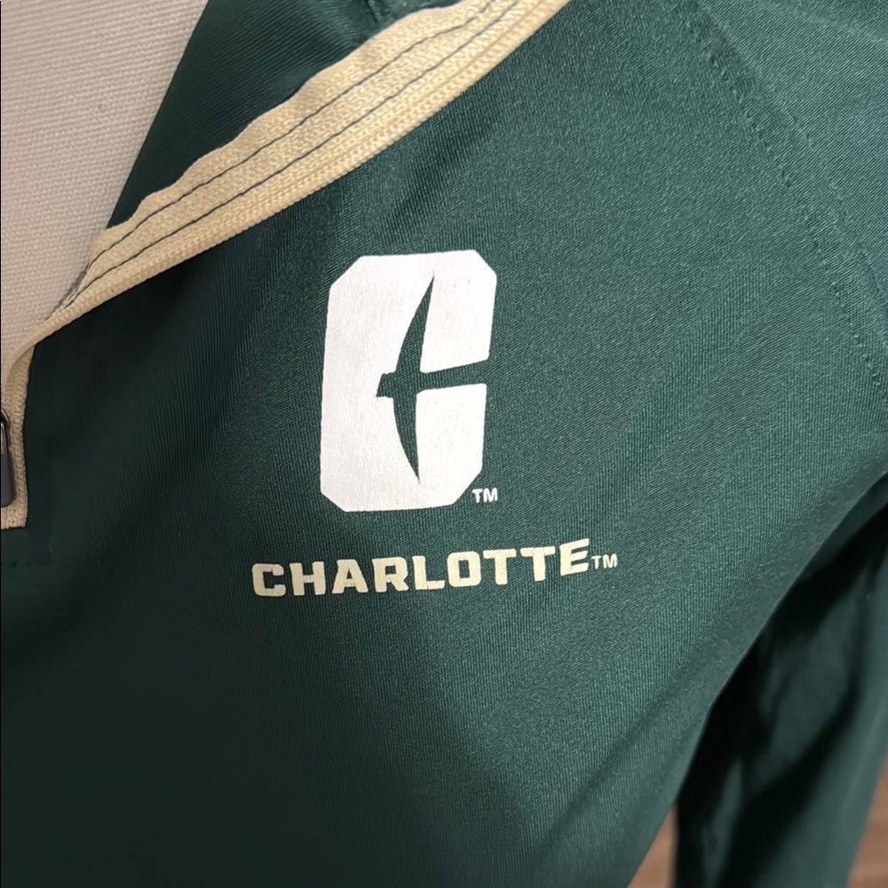 Green Charlotte Quarter-Zip Pullover - Picture 2 of 5